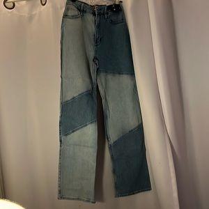 hollister size 00 mismatched jeans